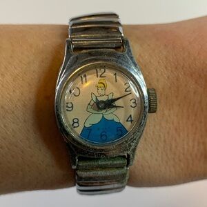 Vintage Cinderella Stretch Band Watch 1950
